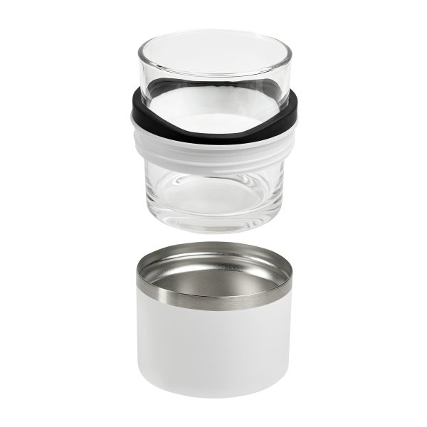 VASO WHISKERO BASILE BLANCO - Imagen 2