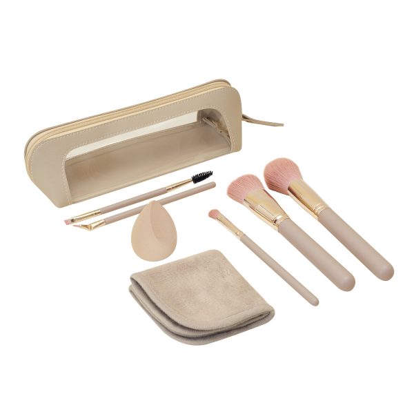 SET DE BROCHAS ROMINA BEIGE - Imagen 3