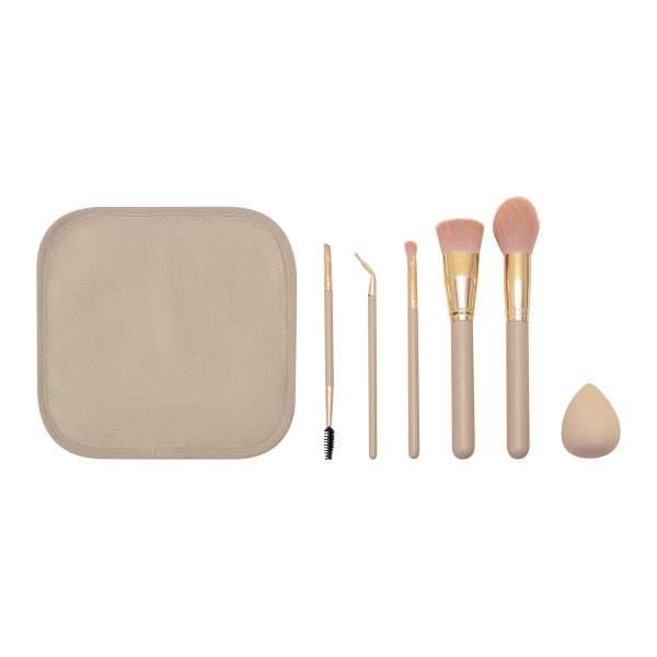 SET DE BROCHAS ROMINA BEIGE - Imagen 4