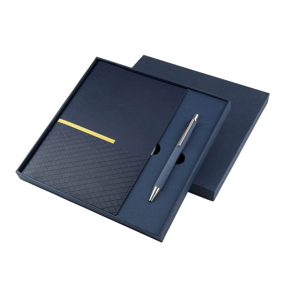 SET DE LIBRETA ZLATNA AZUL