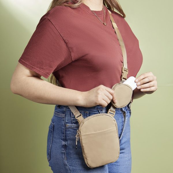 MINI BOLSA MICHEL BEIGE - Imagen 3