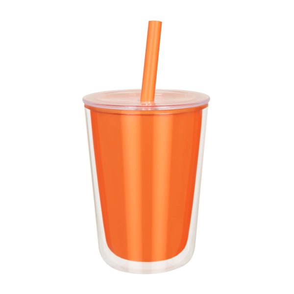 VASO ELISSA NARANJA