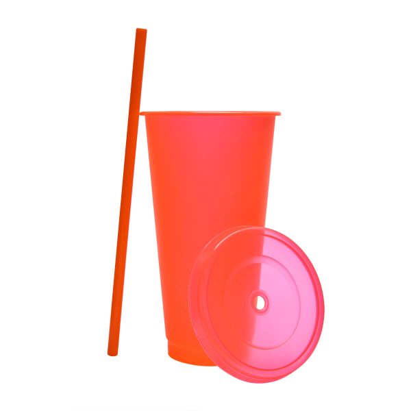 VASO JAS NARANJA NEÓN - Imagen 2