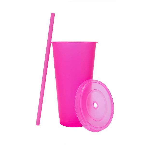 VASO JAS ROSA NEÓN - Imagen 2
