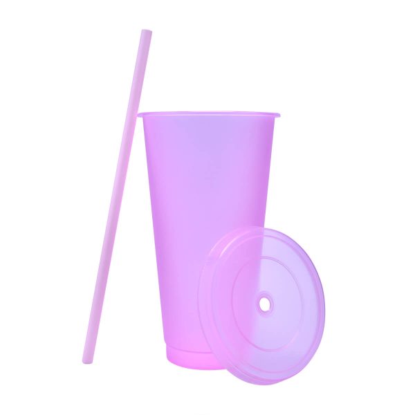 VASO JAS ROSA PASTEL - Imagen 2