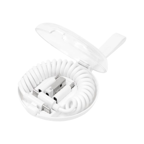 CABLE DE CARGA SPIRA BLANCO - Imagen 3