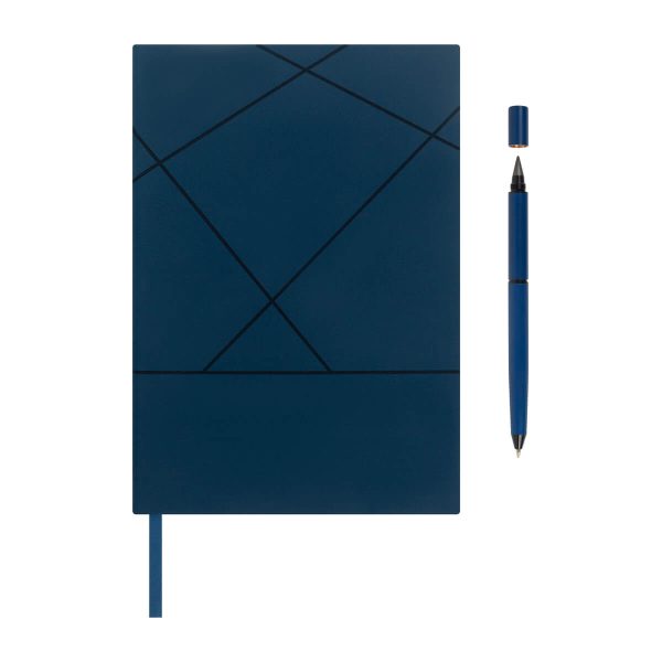 SET DE LIBRETA TIMANTTI AZUL MARINO - Imagen 2