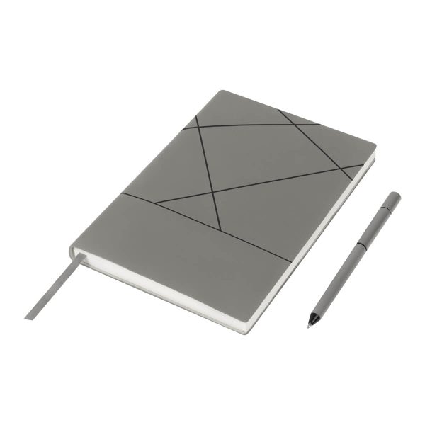 SET DE LIBRETA TIMANTTI GRIS