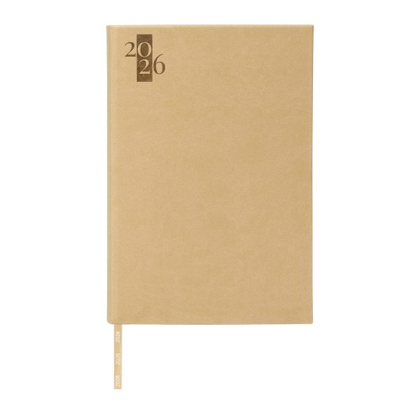 AGENDA DIARIA CLÁSICA 2026 BEIGE - Imagen 2