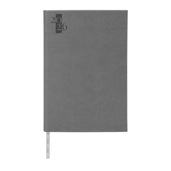 AGENDA DIARIA CLÁSICA 2026 GRIS - Imagen 2