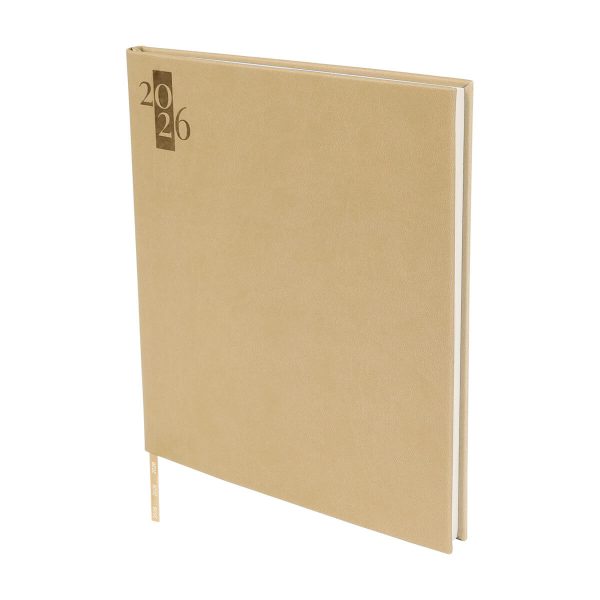 AGENDA EJECUTIVA CLÁSICA 2026 BEIGE