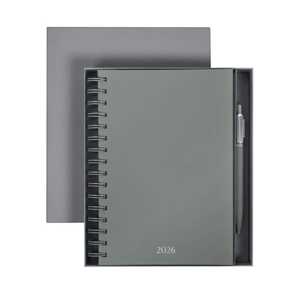 AGENDA DIARIA LETTE 2026 GRIS - Imagen 3