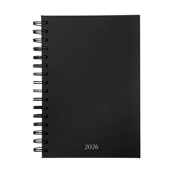 AGENDA DIARIA LETTE 2026 NEGRO