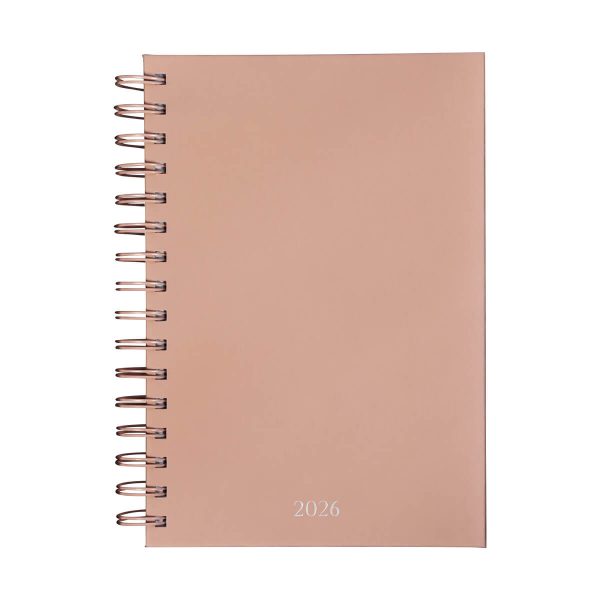 AGENDA DIARIA LETTE 2026 ROSA