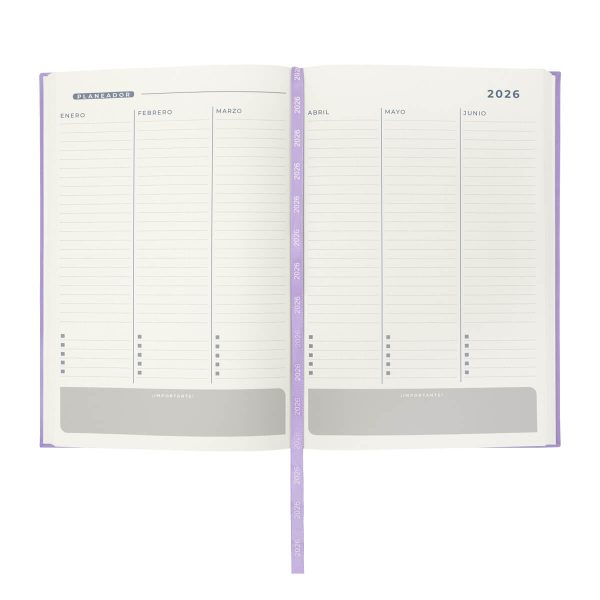 AGENDA DIARIA TERRA 2026 MORADO - Imagen 3