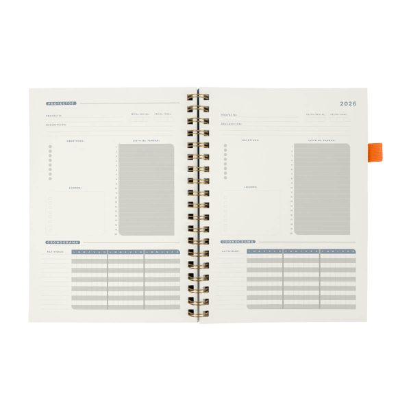 AGENDA SEMANAL TERRA 2026 NARANJA - Imagen 3