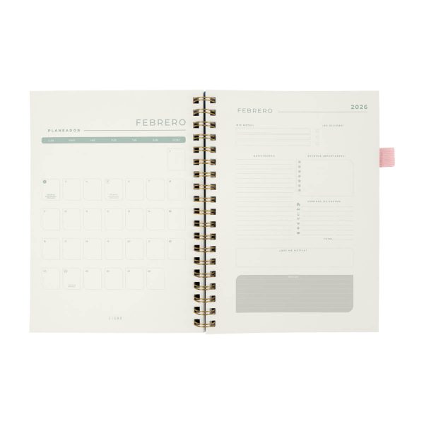AGENDA SEMANAL TERRA 2026 ROSA - Imagen 3
