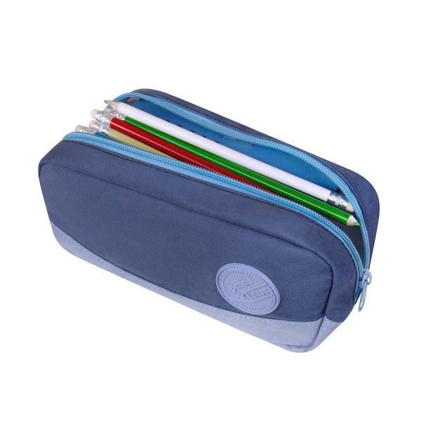 ESTUCHE ESCOLAR SKOLAI AZUL - Imagen 3