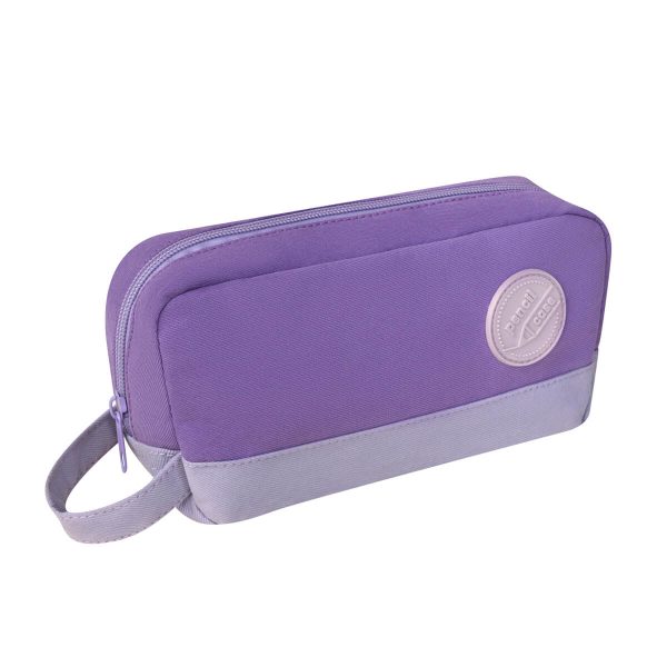 ESTUCHE ESCOLAR SKOLAI MORADO