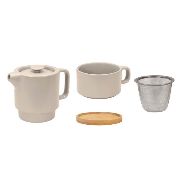 TAZA TETERA HUNNI BEIGE - Imagen 3