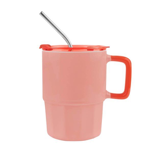 TAZA CORALINE NARANJA - Imagen 3