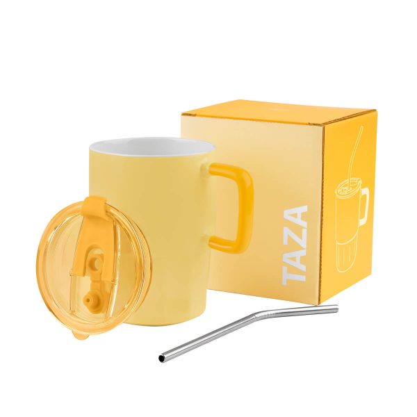 TAZA CORALINE AMARILLO - Imagen 3