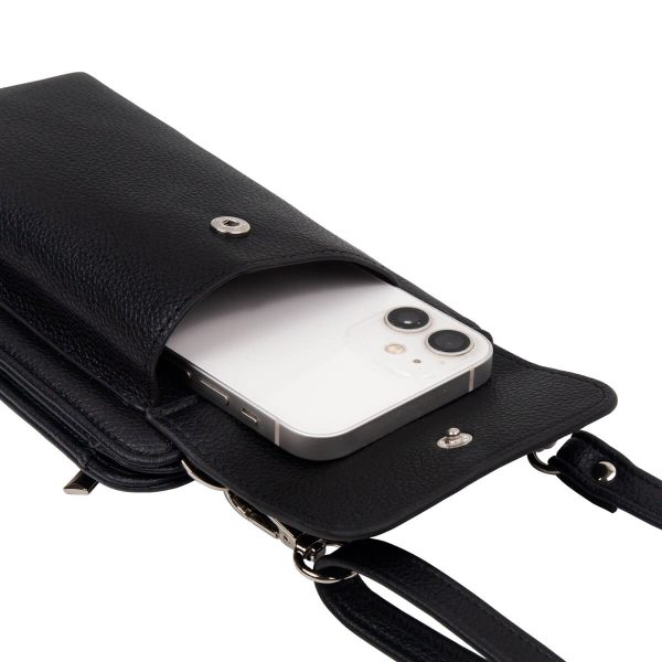 CARTERA PORTA PASAPORTE AVELINE NEGRO - Imagen 7