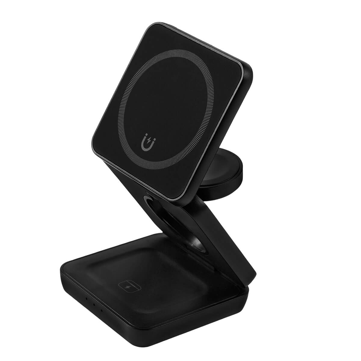 MULTICARGADOR INALÁMBRICO QONEX NEGRO - Imagen 2