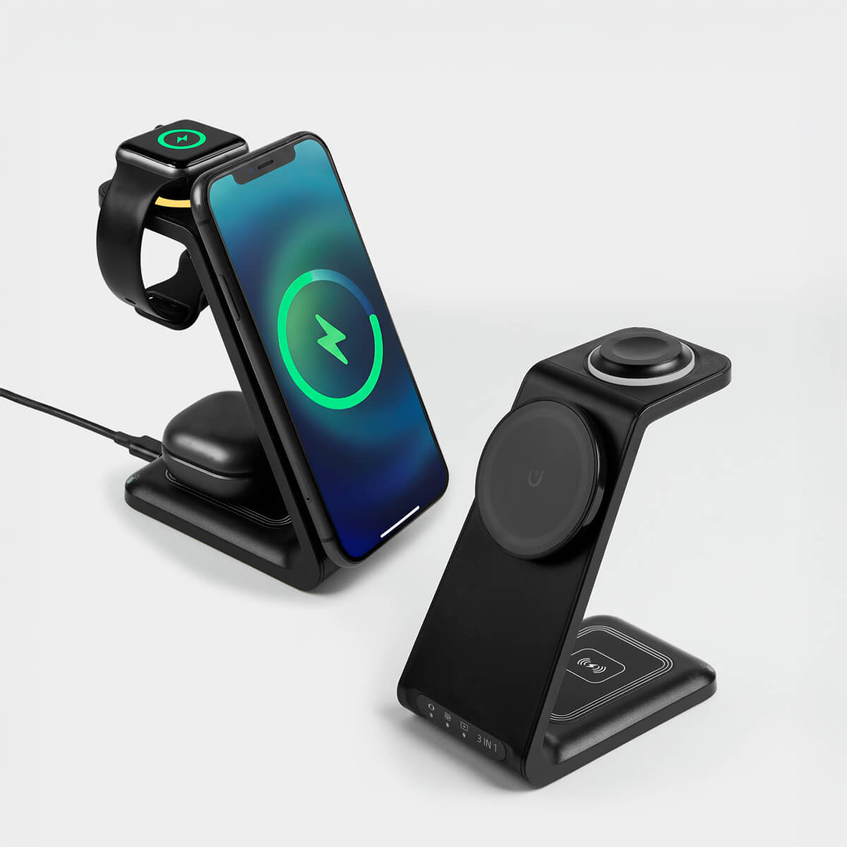 MULTICARGADOR INALÁMBRICO NOMAI NEGRO