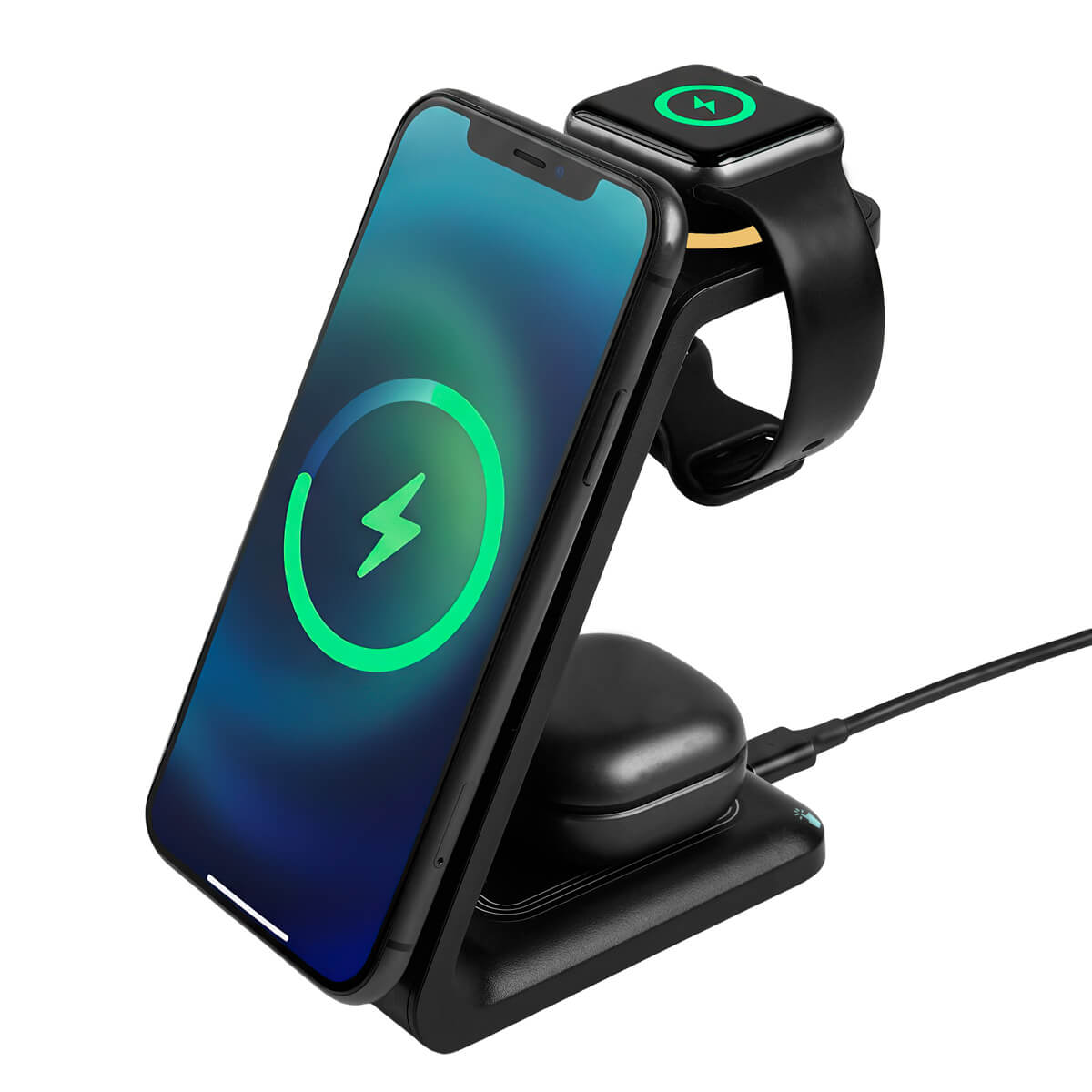 MULTICARGADOR INALÁMBRICO NOMAI NEGRO - Imagen 7