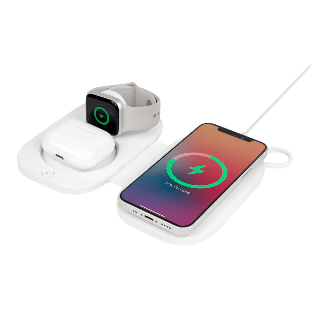 MULTICARGADOR INALÁMBRICO XENEO BLANCO - Imagen 4