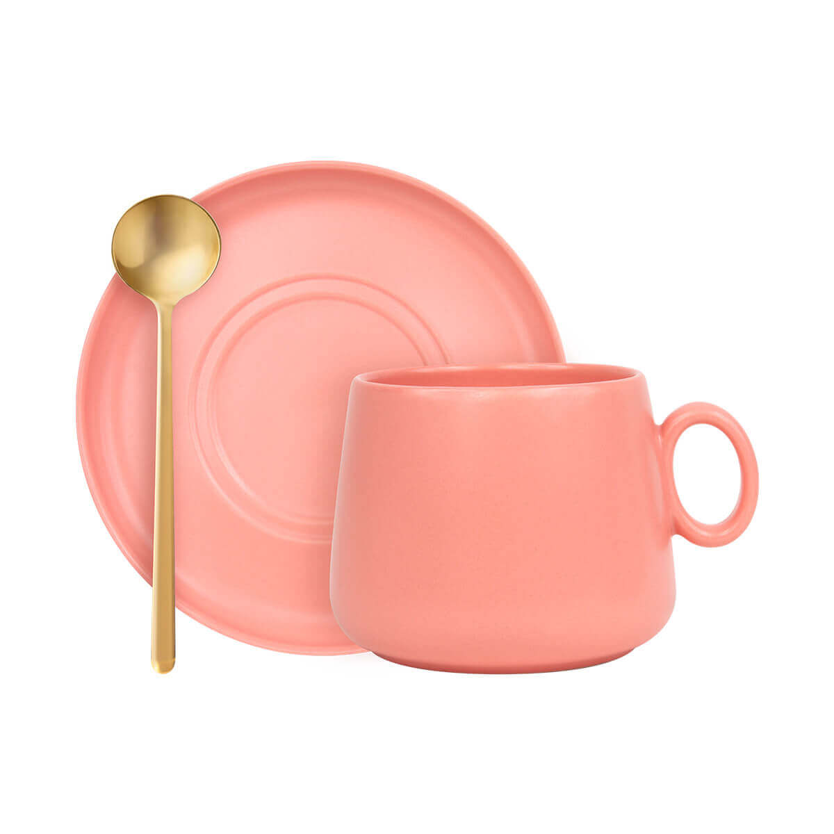 SET DE TAZA ZAPHIR ROSA - Imagen 2