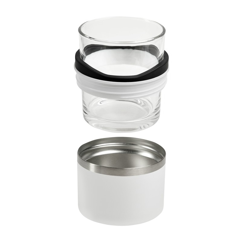 VASO WHISKERO BASILE BLANCO - Imagen 2