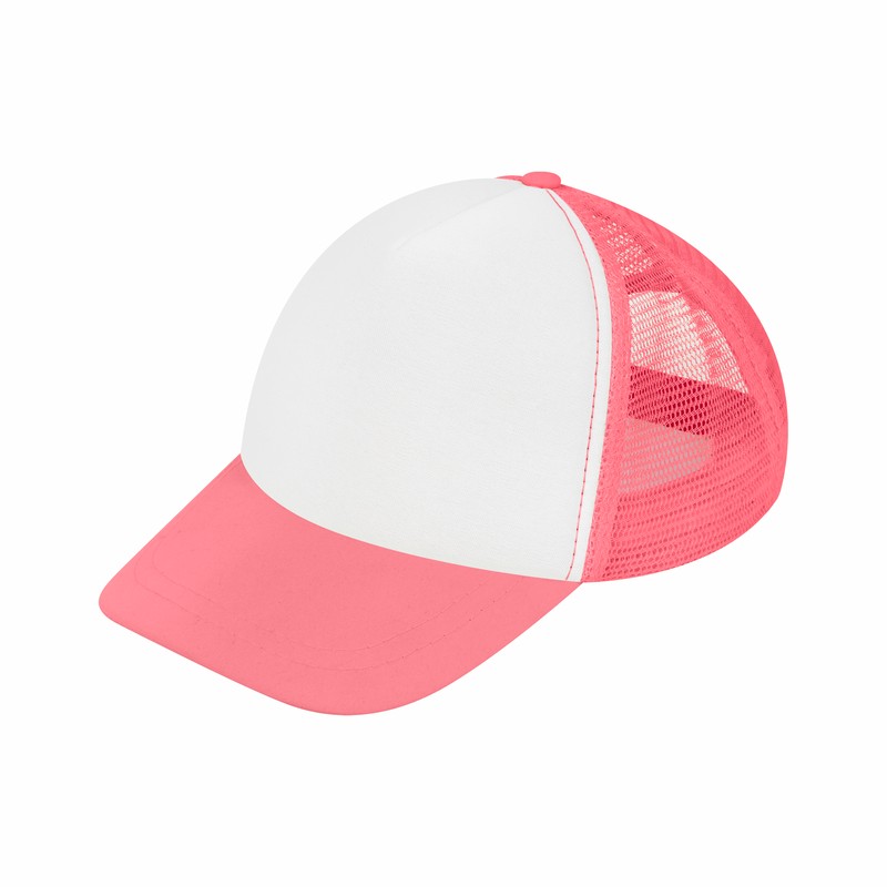 GORRA TRUCKER ROSA NEON