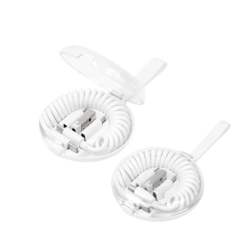 CABLE DE CARGA SPIRA BLANCO