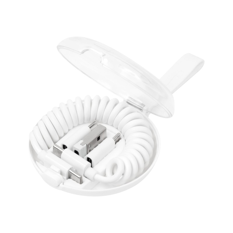 CABLE DE CARGA SPIRA BLANCO - Imagen 3