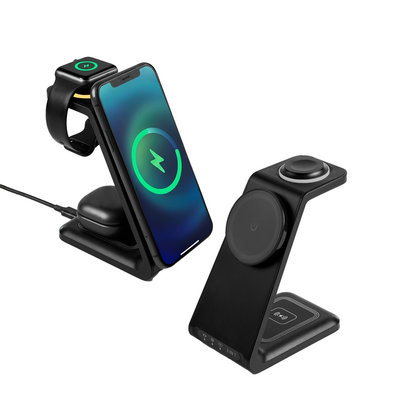MULTICARGADOR INALÁMBRICO NOMAI NEGRO