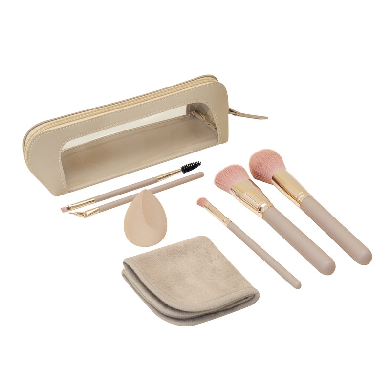 SET DE BROCHAS ROMINA BEIGE - Imagen 3