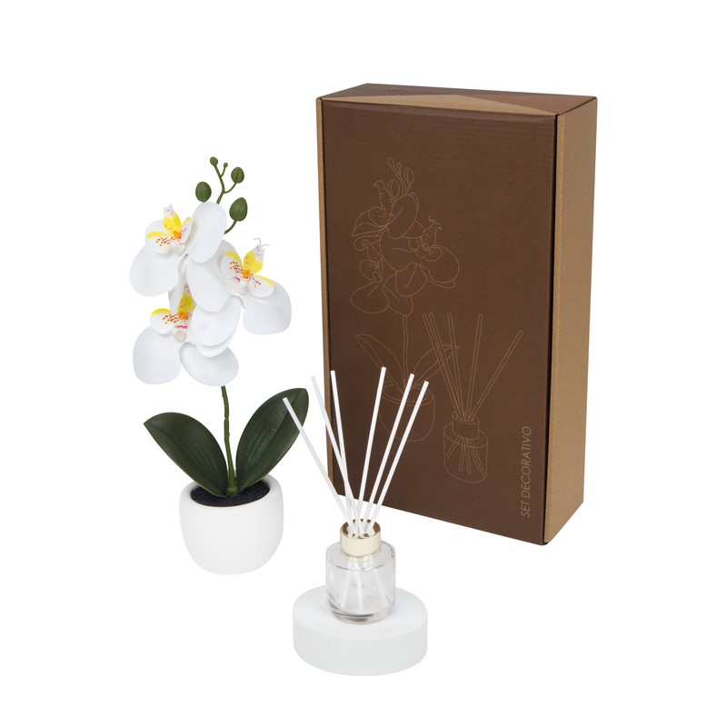 SET DECORATIVO FIORA BLANCO