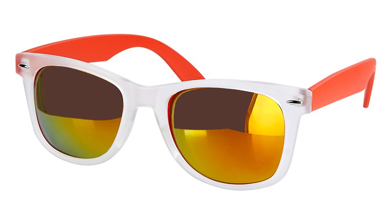 LENTES MIRROR NARANJA