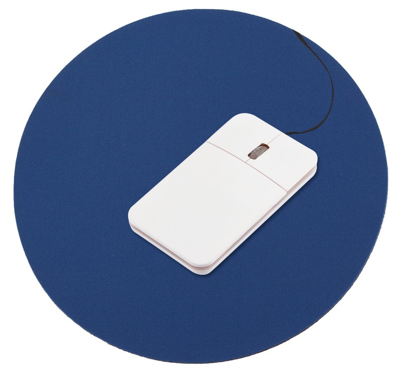 MOUSE PAD REDONDO AZUL - Imagen 2