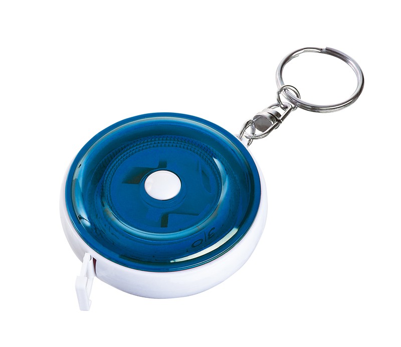 LLAVERO FLEXÓMETRO WHEEL AZUL - Imagen 2