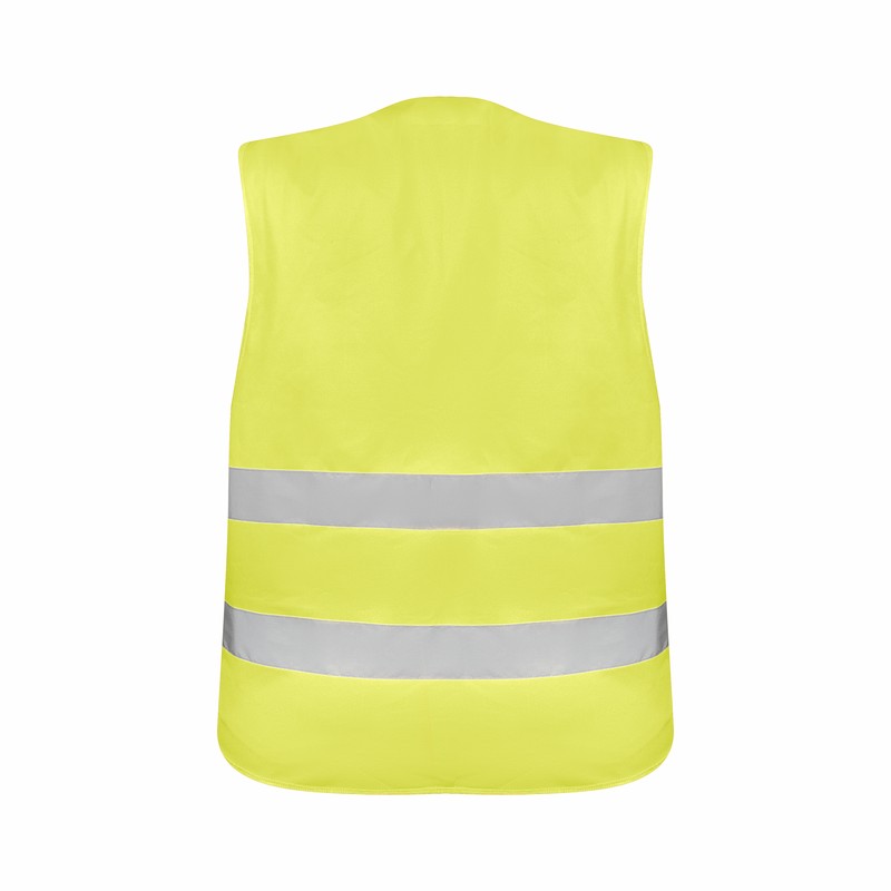 CHALECO DE SEGURIDAD SIKKER AMARILLO UNI - Imagen 2