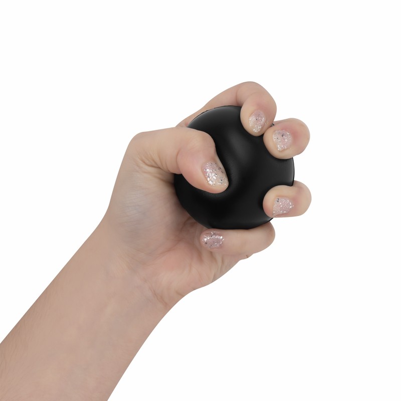 PELOTA ANTI-STRESS LISA NEGRO - Imagen 2