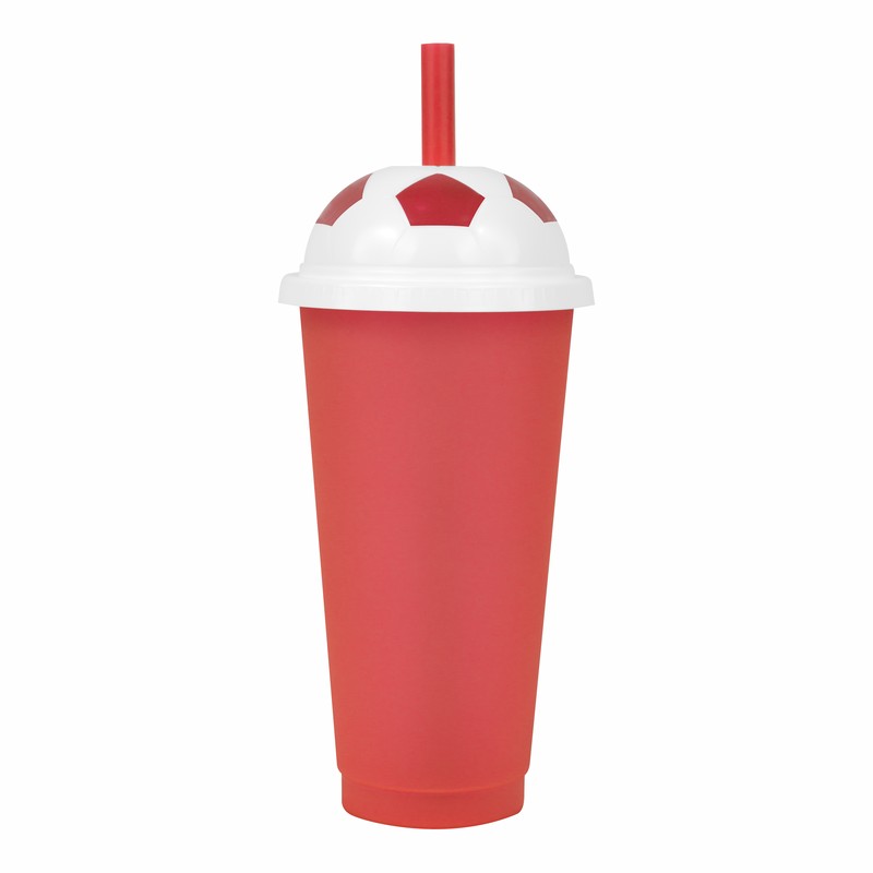 VASO JAS SOCCER ROJO - Imagen 2
