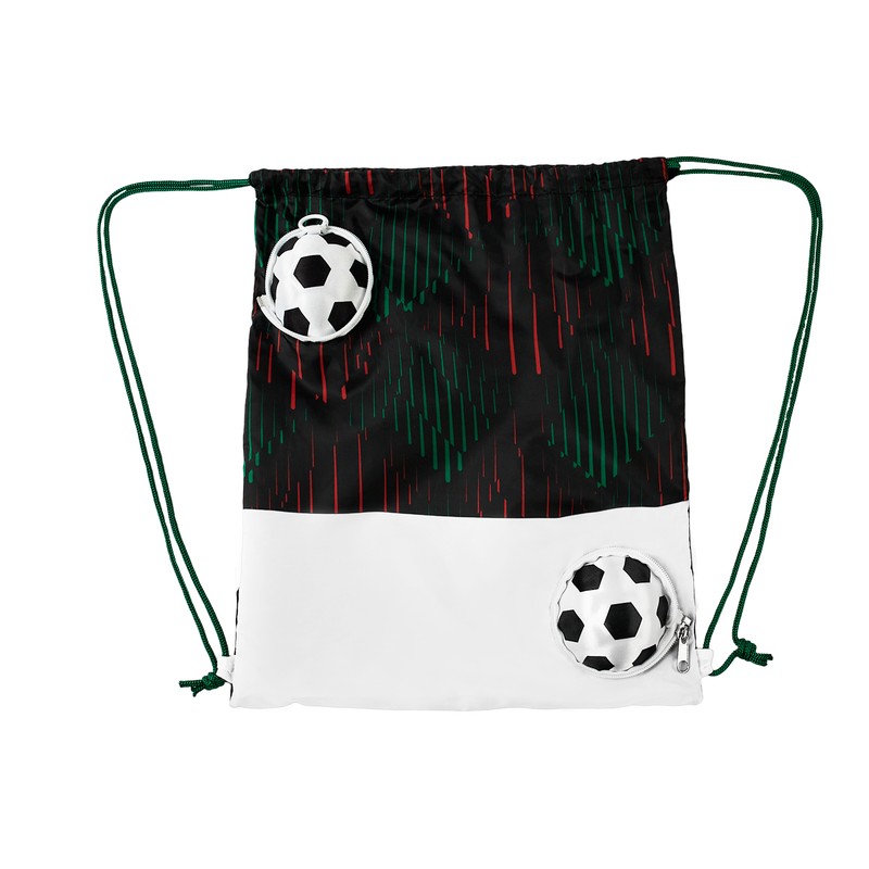 BOLSA-MOCHILA MÁGICA SOCCER NEGRO - Imagen 2