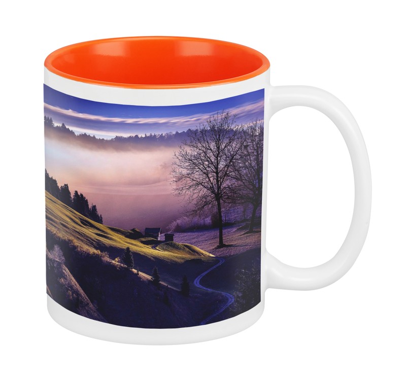 TAZA PARA SUBLIMAR PANAJI NARANJA - Imagen 2