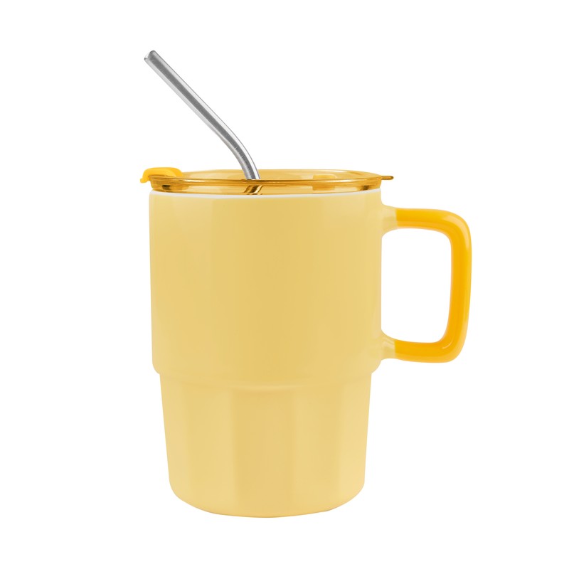 TAZA CORALINE AMARILLO - Imagen 2