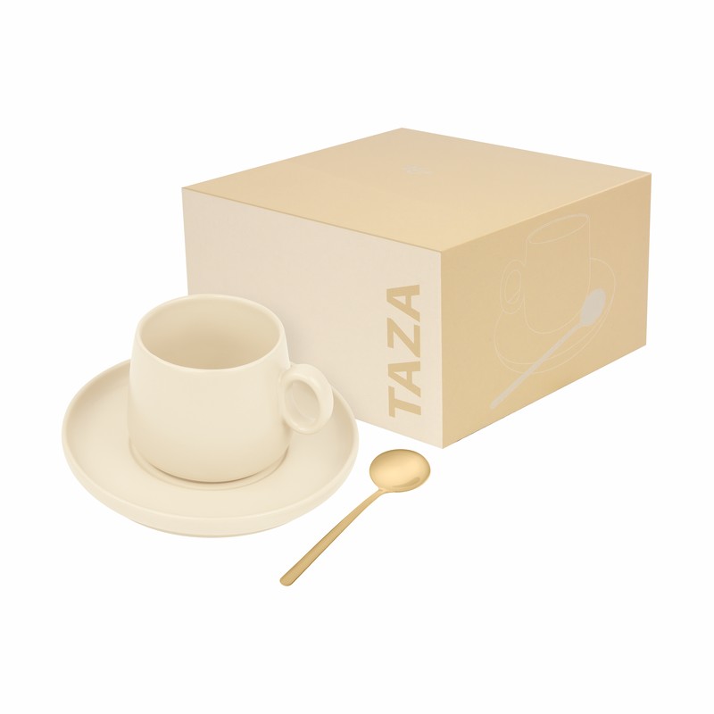 SET DE TAZA ZAPHIR HUESO - Imagen 3