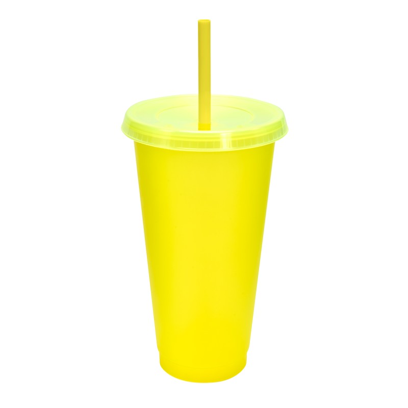 VASO JAS AMARILLO NEÓN